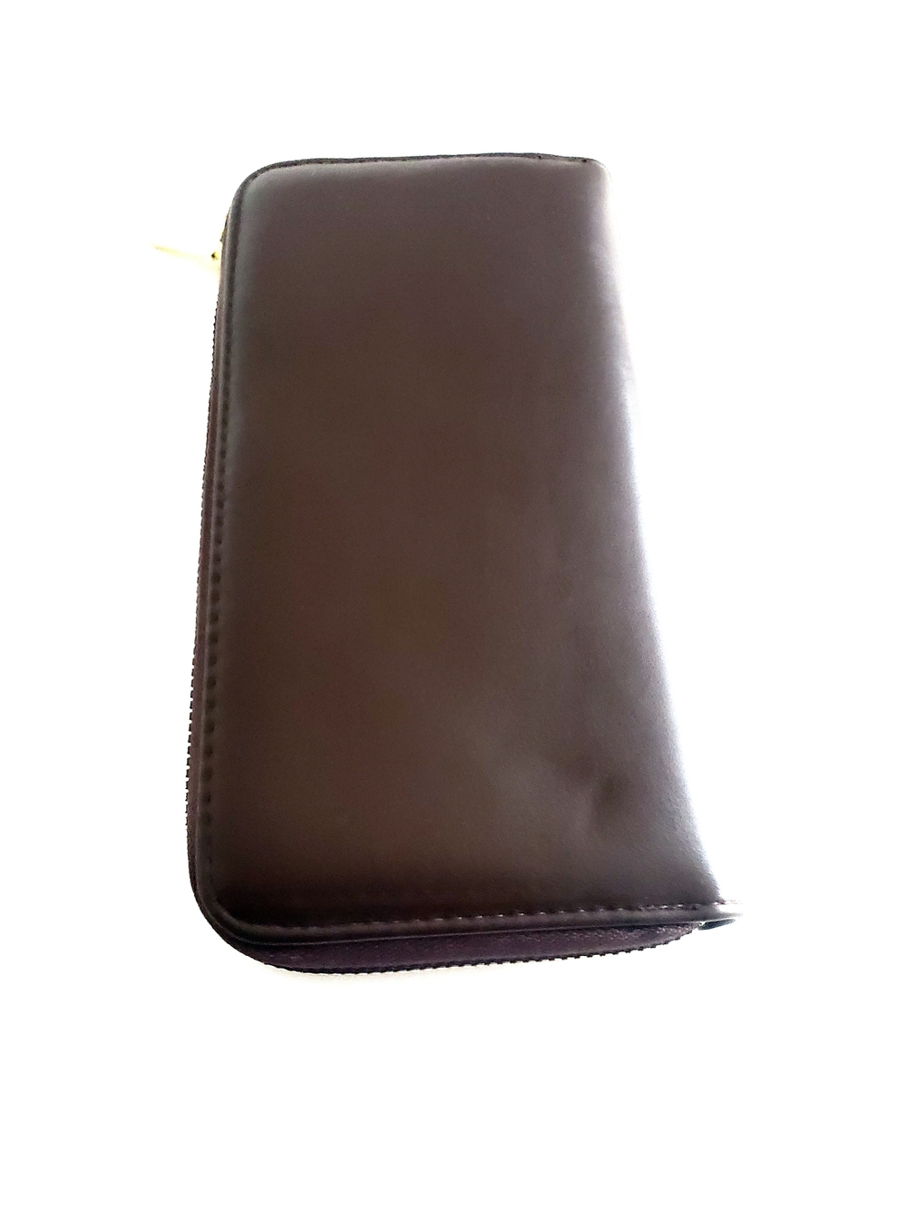 Karima & Daniel Brown Zip-Around Women's Wallet - Picture 3 of 4